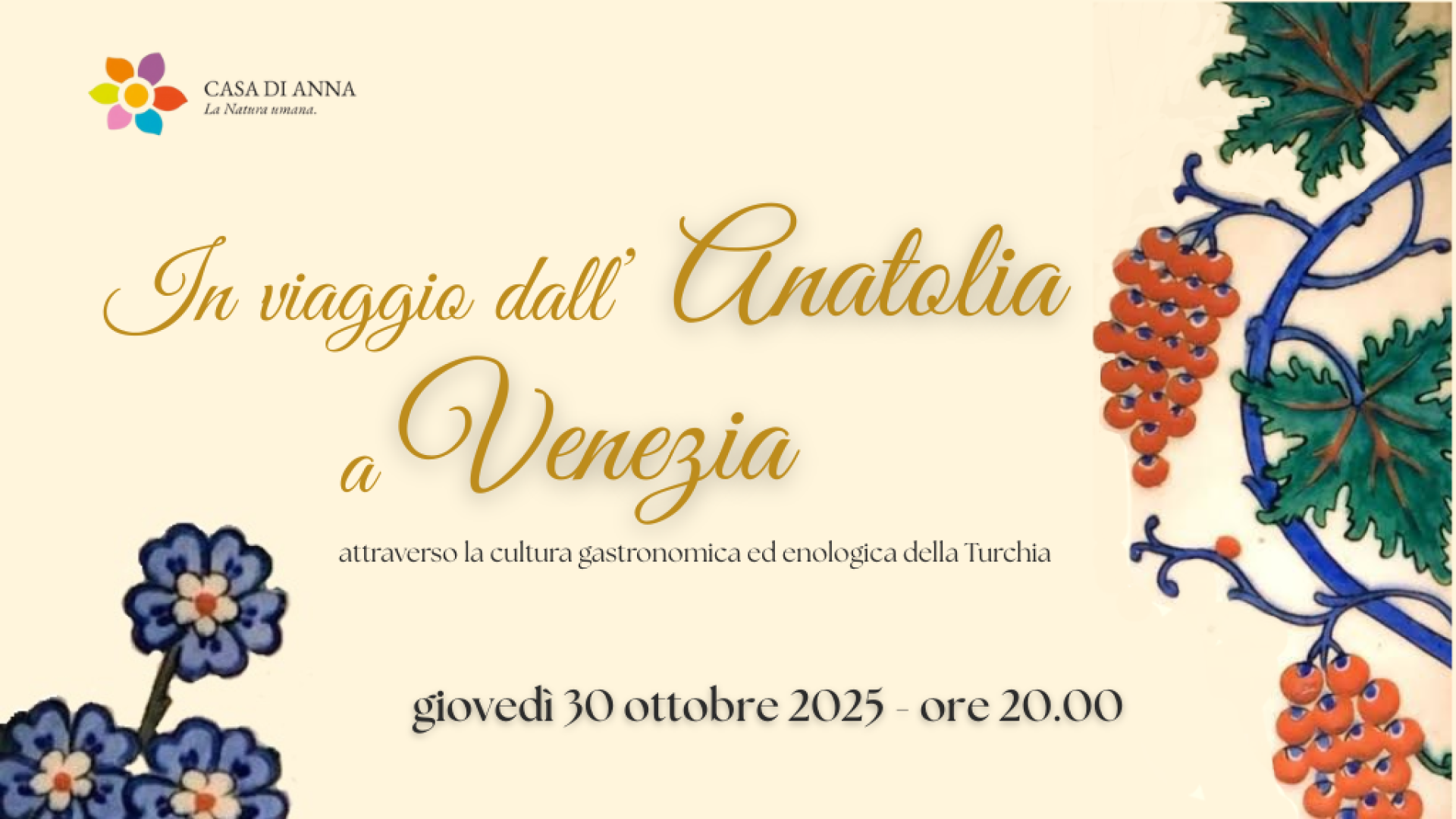 giovedì 30 ottobre 2025 - ore 20.00